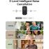 Hollyland Lark A1 Mini Wireless Microphone for iPhone 17/16/15 & Android, 48kHz/24-bit, 3-Level Intelligent Noise Cancel, Mini Mic for YouTube, Podcast, Vlogging (Black, 2TX + USB-C RX) - Black